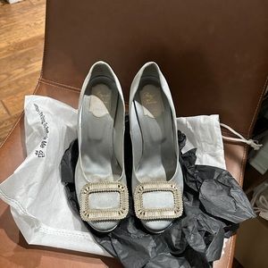 Roger Vivier silk heels